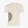 Camiseta Baby Tee con estampado de laurel blanco Camiseta Baby Tee con estampado de laurel blanco