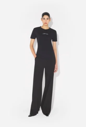 Camiseta Baby Tee JPG negra