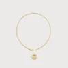 Collar «325» en tono dorado