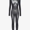 El body plateado con estampado «Body Dust» El body plateado con estampado «Body Dust»