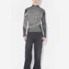 El jerseis gris con estampado de laurel El jerseis gris con estampado de laurel