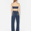 El sujetador de denim con efecto trampantojo