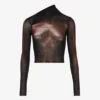 El top corto Body Dust en color bronce