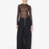 El top flocado de Jean Paul Gaultier