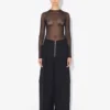 El top flocado de Jean Paul Gaultier
