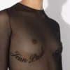 El top flocado de Jean Paul Gaultier