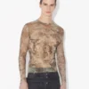 El top Madaillon beige El top Madaillon beige