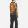 El top oversize de tul caqui «Madaillon» El top oversize de tul caqui «Madaillon»