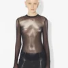 El top plateado Body Dust