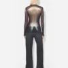 El top plateado Body Dust