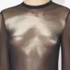 El top plateado Body Dust