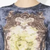 El vestido azul de algodón Madaillon
