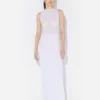 El vestido cónico blanco