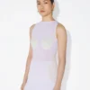 El vestido cónico blanco
