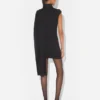 El vestido cónico corto de pantalones cortos