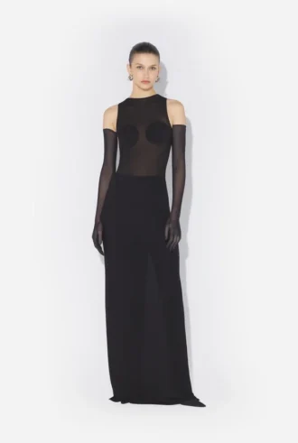 El vestido cónico negro El vestido cónico negro