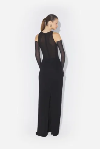 El vestido cónico negro El vestido cónico negro