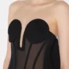 El vestido corsé bimaterial