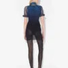 El vestido corto a rayas 3D El vestido corto a rayas 3D