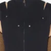 El vestido corto de mezclilla con abertura