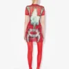 El vestido corto rojo Squeletor El vestido corto rojo Squeletor