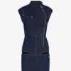 El vestido de mezclilla con cremallera