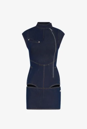 El vestido de mezclilla con cremallera