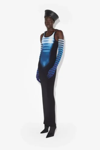 El vestido largo con tirantes «Le Male»