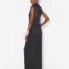 El vestido largo de lentejuelas