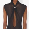 El vestido largo de lentejuelas