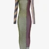 El vestido largo de patchwork