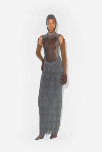 El vestido largo Príncipe de Gales El vestido largo Príncipe de Gales