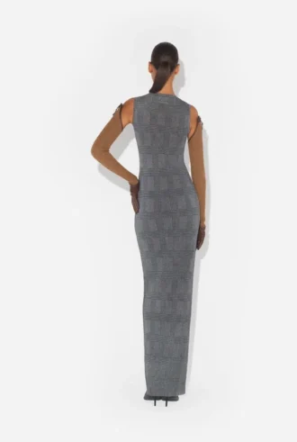 El vestido largo Príncipe de Gales El vestido largo Príncipe de Gales