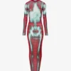 El vestido largo rojo Squeletor