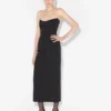 El vestido largo tipo bustier El vestido largo tipo bustier