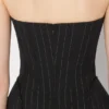 El vestido largo tipo bustier El vestido largo tipo bustier