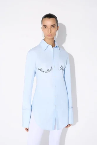 La camisa de vaqueros con estampado de Jean Paul Gaultier