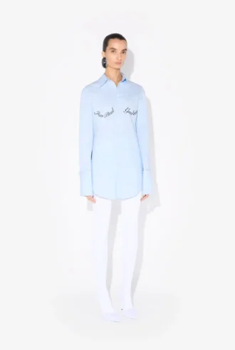 La camisa de vaqueros con estampado de Jean Paul Gaultier