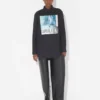 La camisa negra oversize «Water» La camisa negra oversize «Water»