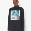 La camisa negra oversize «Water» La camisa negra oversize «Water»