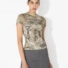 La camiseta beige Madaillon La camiseta beige Madaillon