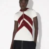 La camiseta blanca con Chevrons La camiseta blanca con Chevrons