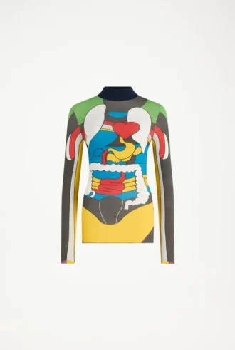 La camiseta Body Map Partes de arriba