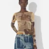 La camiseta doble «Journal» Baby Tee La camiseta doble «Journal» Baby Tee