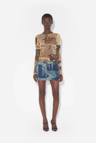 La camiseta doble «Journal» Baby Tee