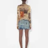 La camiseta doble «Journal» Baby Tee La camiseta doble «Journal» Baby Tee