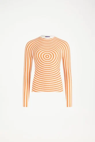 La camiseta naranja Target de las partes de arriba