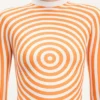 La camiseta naranja Target de las partes de arriba