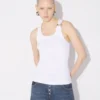 La camiseta sin mangas White Piercing La camiseta sin mangas White Piercing