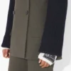 La chaqueta de traje bimaterial La chaqueta de traje bimaterial